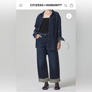 CITIZENS OF HUMANITY AYLA HIGH-RISE BAGGY WIDE-LEG JEANS